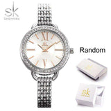 mohamed-imourig - Shengke New Jewelry Gifts For Women's Luxury Black Steel Quartz Watch Women Watches Fashion Ladies Clock Relogio Feminino - mohamed imourig - 