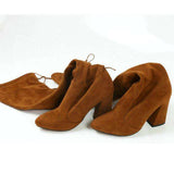 mohamed-imourig - QUTAA 2020 New Flock Leather Women Over The Knee Boots Lace Up Sexy High Heels Autumn Woman Shoes Winter Women Boots Size 34-43 - mohamed imourig - 